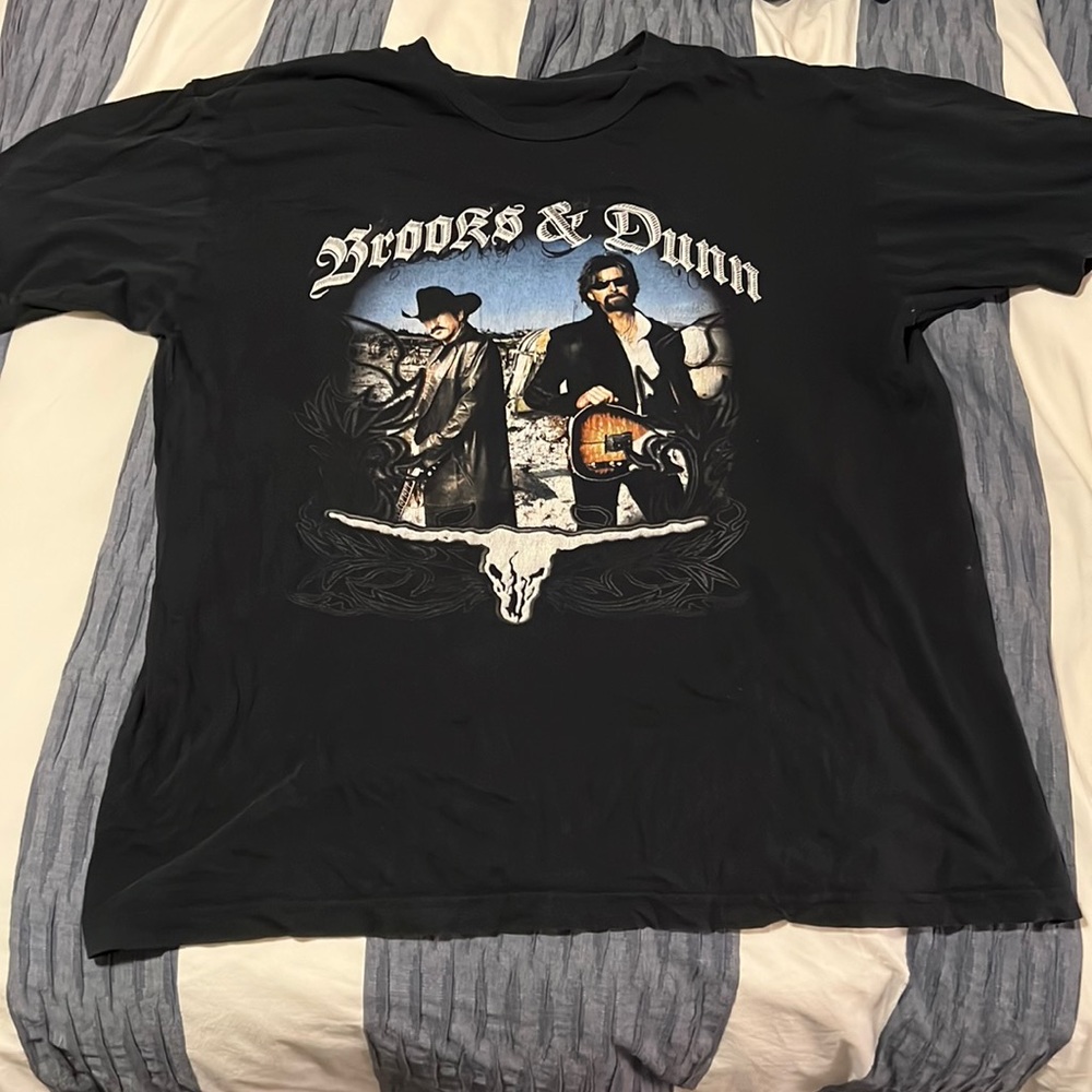 Brooks & Dunn Original Concert Tour T-Shirt Black SIZE L